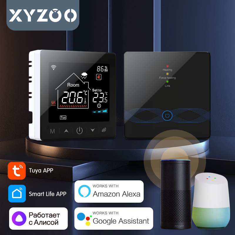 Smart Home Package - Termostato sem fio wi-fi tuya para