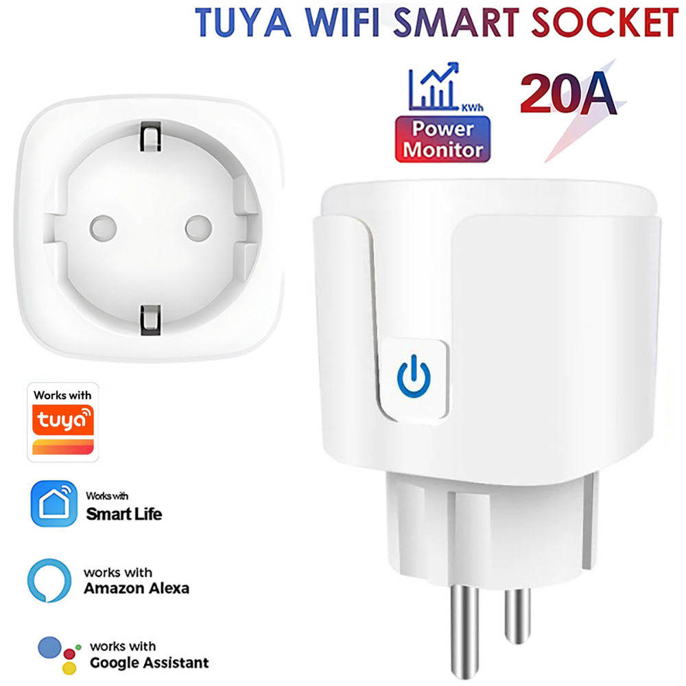Smart Home Energy Monitor - Funciona com o aplicativo Tuya Smart
