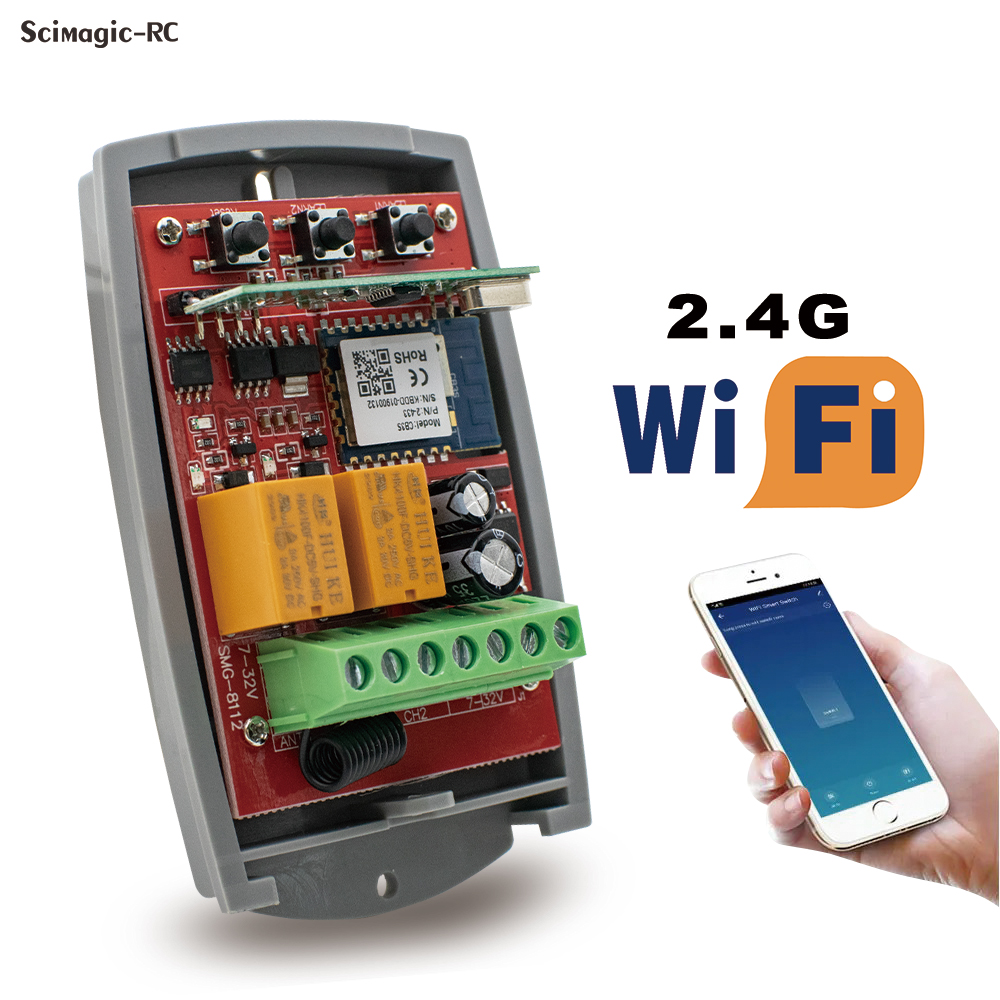 Smart Garage Door Opener - Tuya WiFi Inteligente Porta Abridor Receptor,