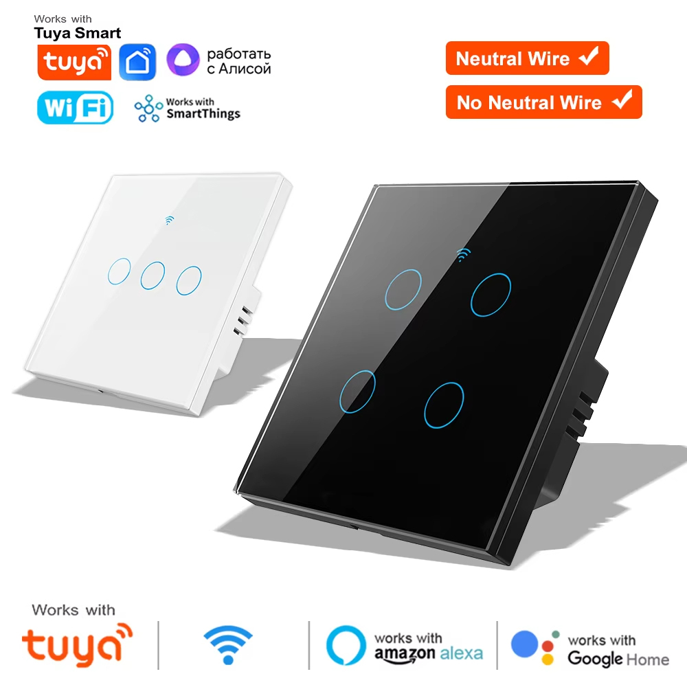 Smart Home Switch - Interruptor de Parede Inteligente WiFi RF
