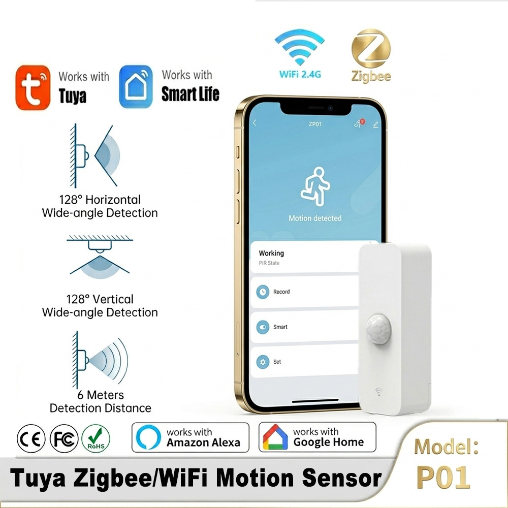 Smart Home Gadgets - Sensor de Movimento PIR Inteligente WiFi
