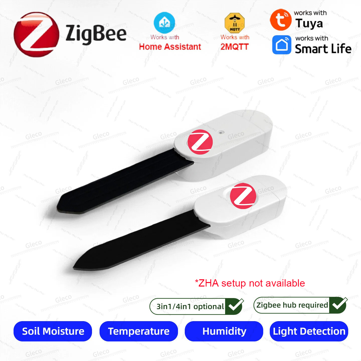 Smart Home Energy Monitor - Sensor de Umidade do Solo Zigbee,