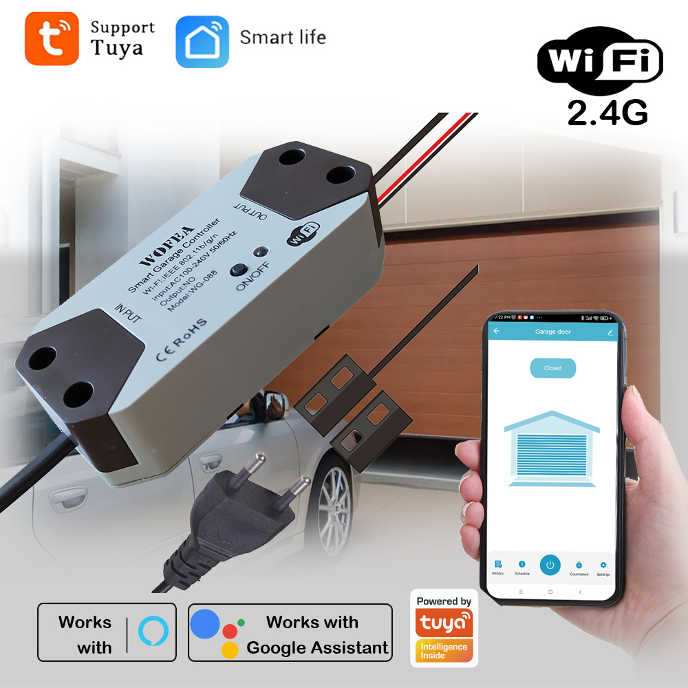 Smart Garage Door Opener - Controlador inteligente de abertura de porta