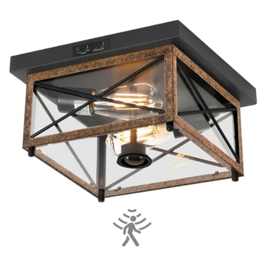 Motion Sensor Light - Luminária de Teto Externa com Sensor