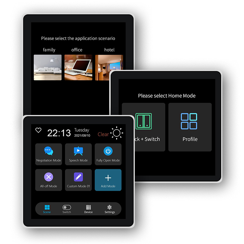 Smart Home Switch - Fuers 4 Polegada tela de toque