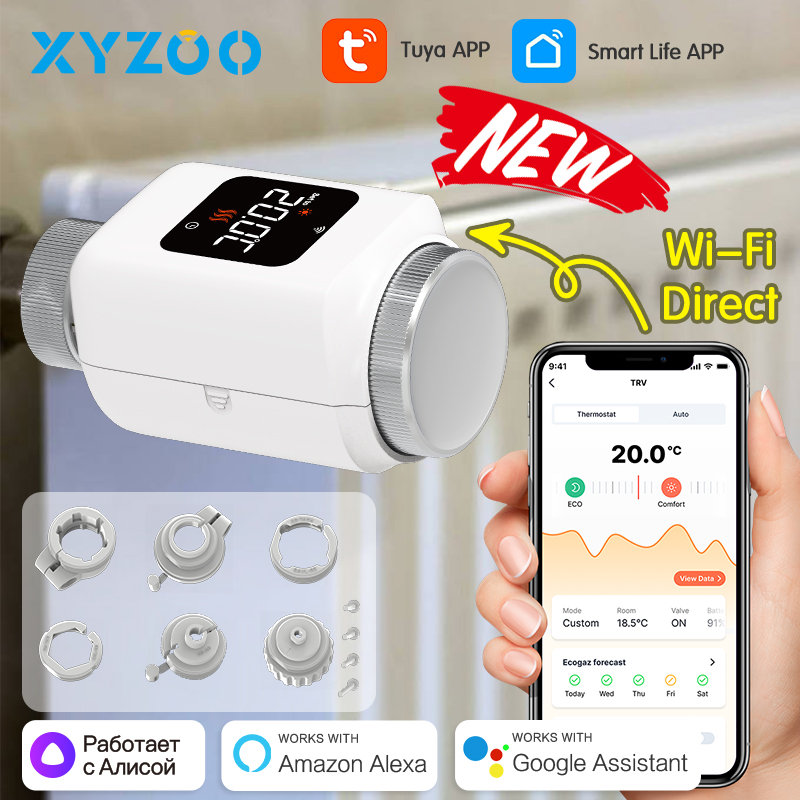 Smart Home Package - Tuya inteligente wifi zigbee trv válvula