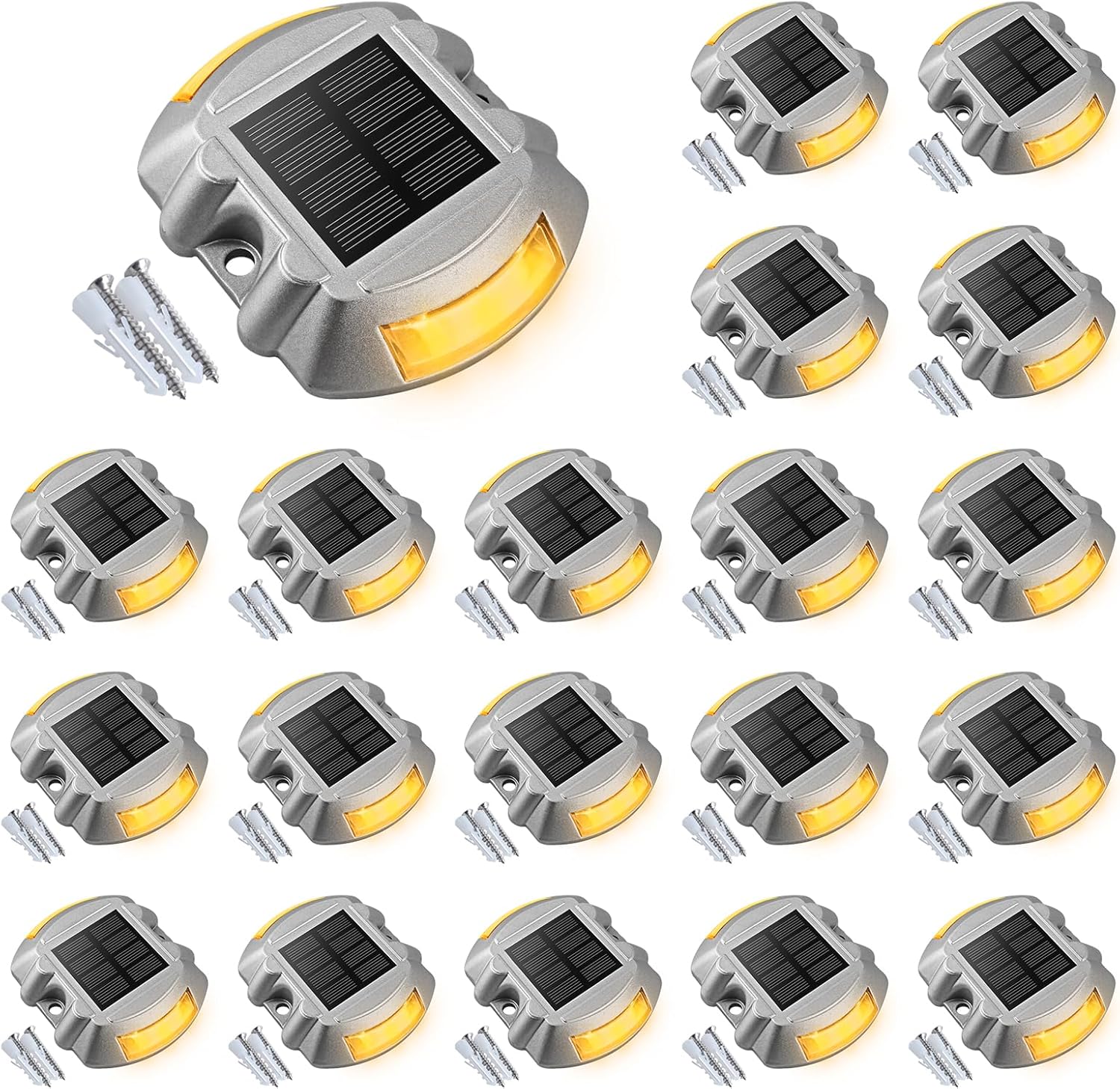 Motion Sensor Light - Lâmpadas de jardim em aço inoxidável,
