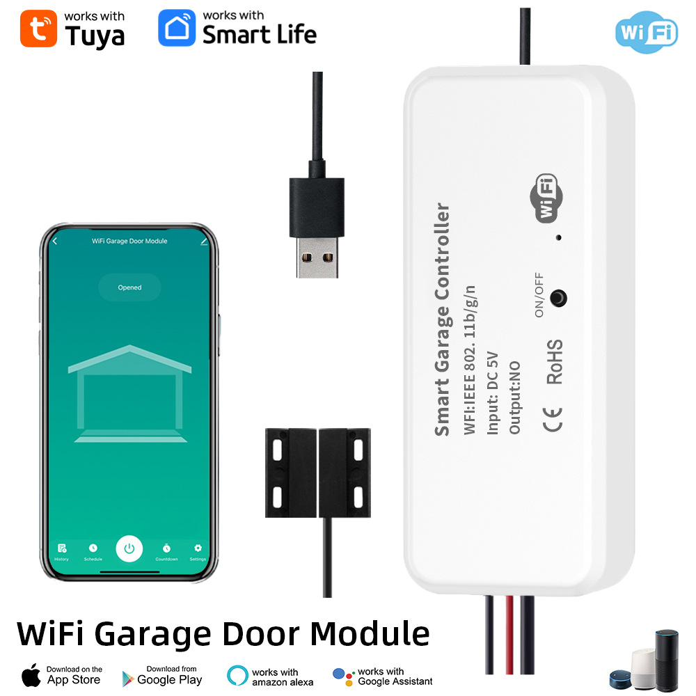 Smart Garage Door Opener - Abridor de porta de garagem inteligente,