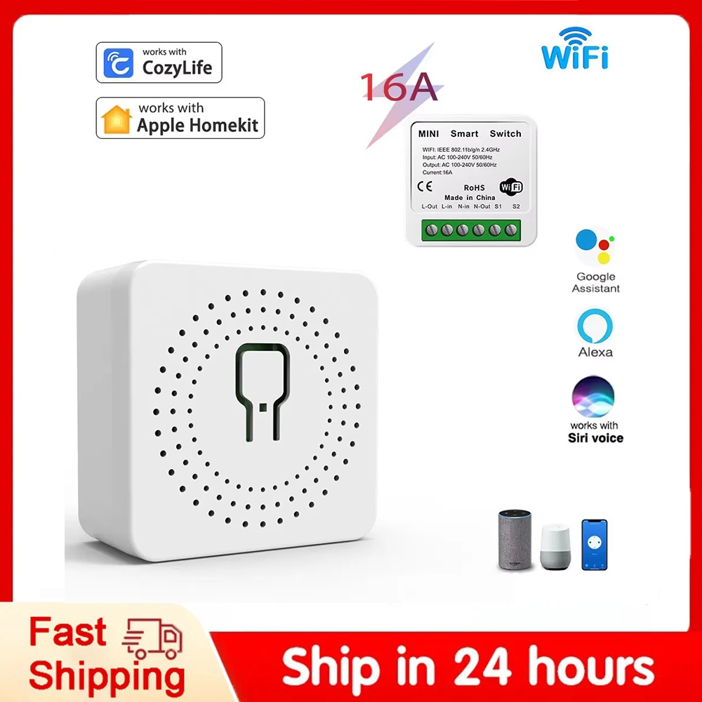 Smart Home Hub Matter - Interruptor inteligente mini wifi relé disjuntor