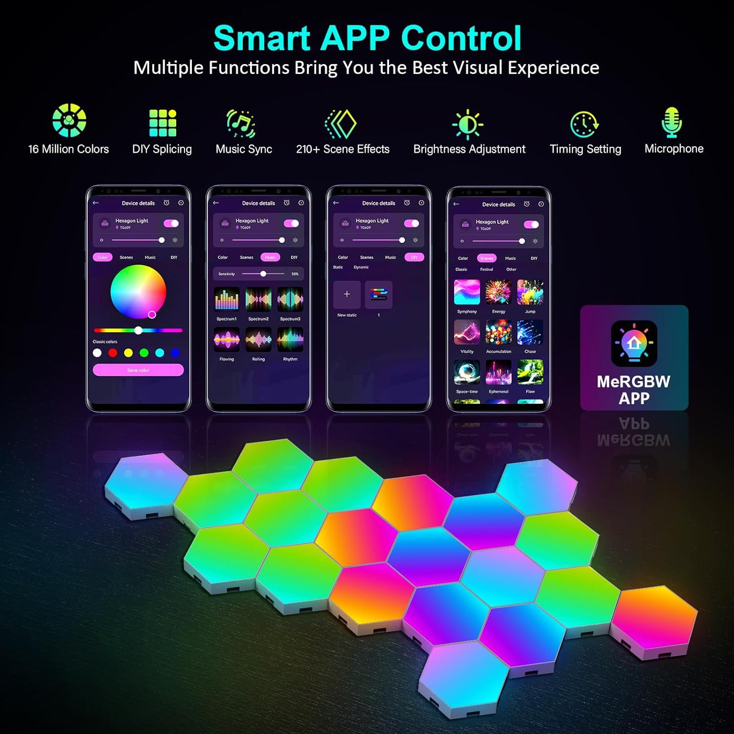 Luz LED RGB USB em Forma de He - Smart Light Switch avaliação e preço