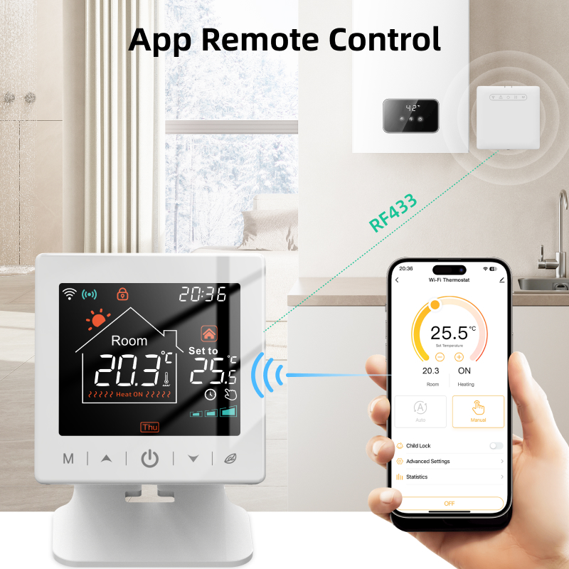 Casa inteligente wifi termosta - Smart Home Package avaliação e preço