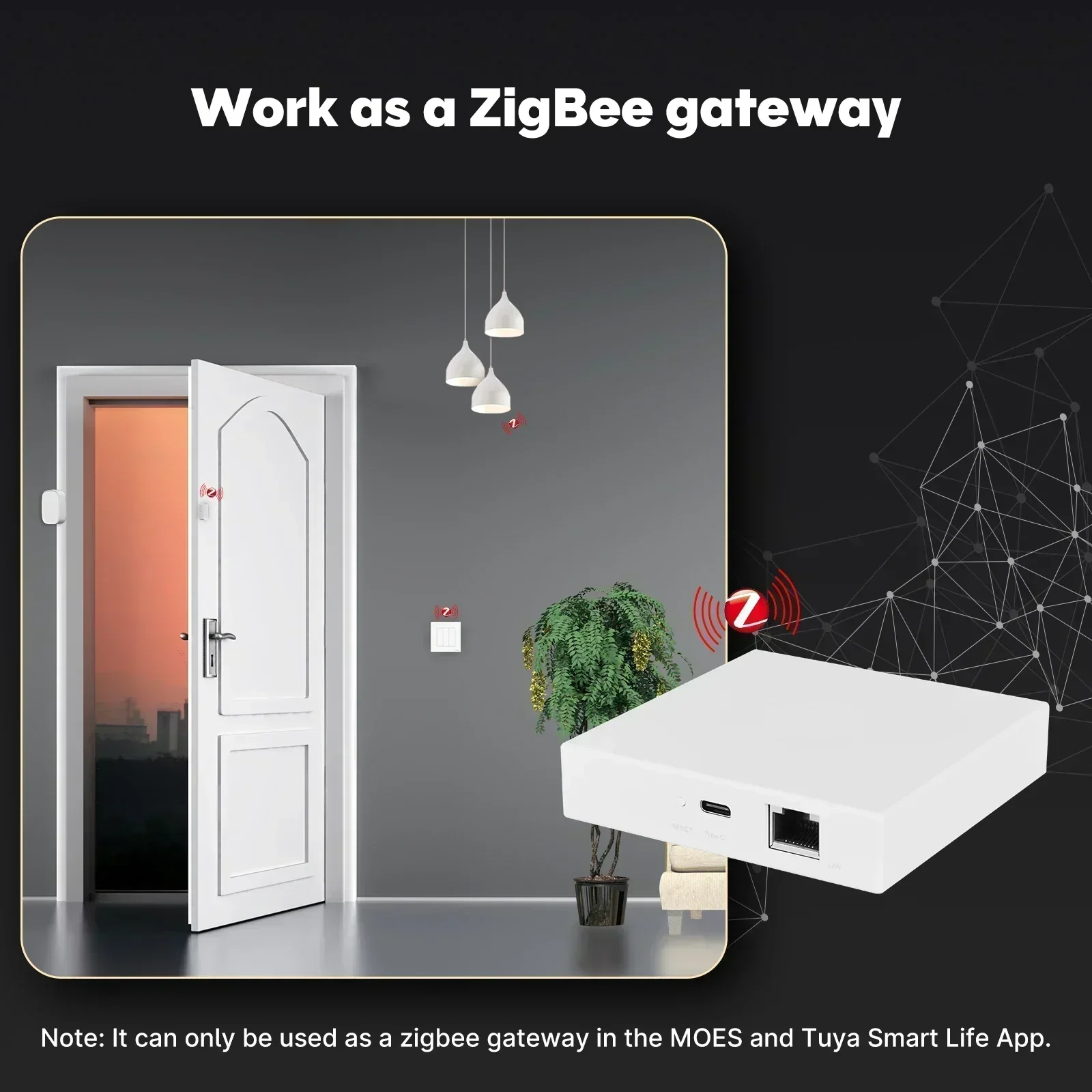 MOES Tuya Zigbee Matter Thread - Smart Home Hub Matter avaliação e preço
