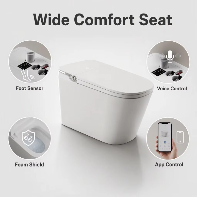 Sanitário Inteligente Branco c - Smart Home App avaliação e preço