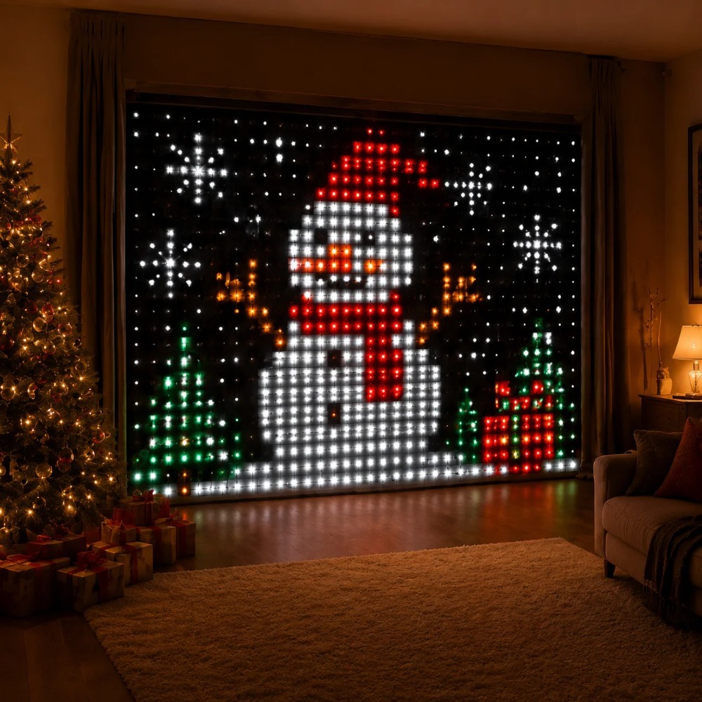 Luzes de Cortina LED Pixel com - Smart Home App avaliação e preço