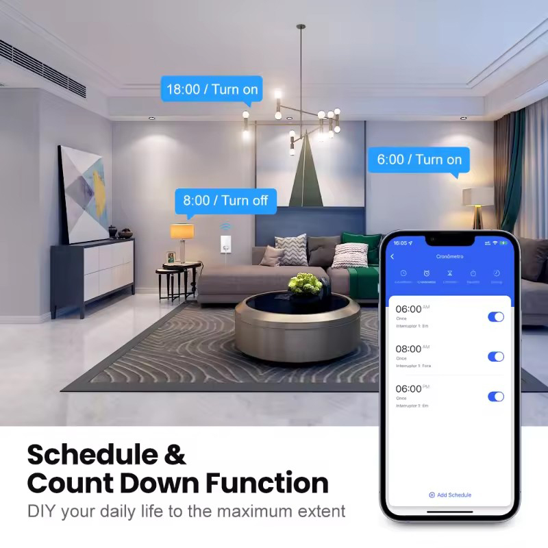 Tomada de Parede Inteligente W - Smart Home Switch avaliação e preço