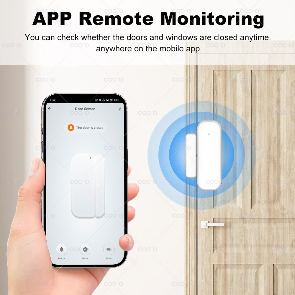 Sensor de Porta Zigbee, Sensor - Smart Home Zentrale avaliação e preço