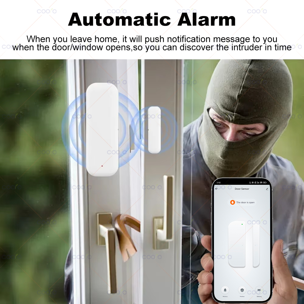 Sensor de Porta Zigbee, Sensor - Smart Home Zentrale avaliação e preço