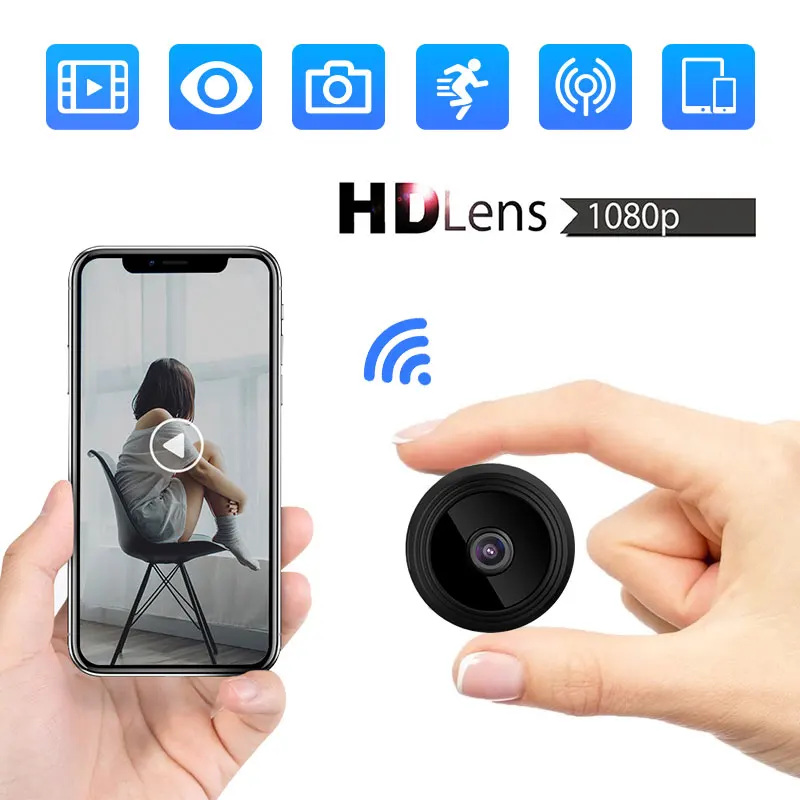 Mini câmera wi-fi digital cama - Smart Home Kamera avaliação e preço