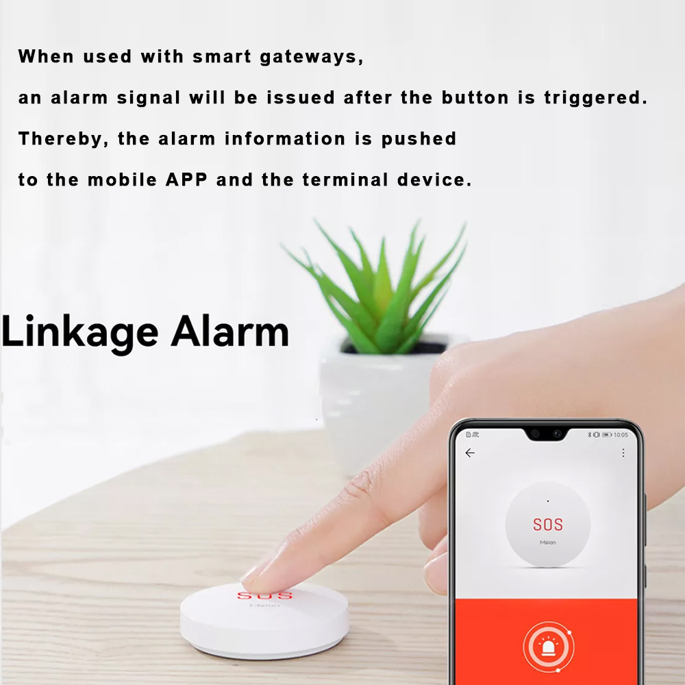 Zigbee tuya sos botão de emerg - Smart Home Zentrale avaliação e preço