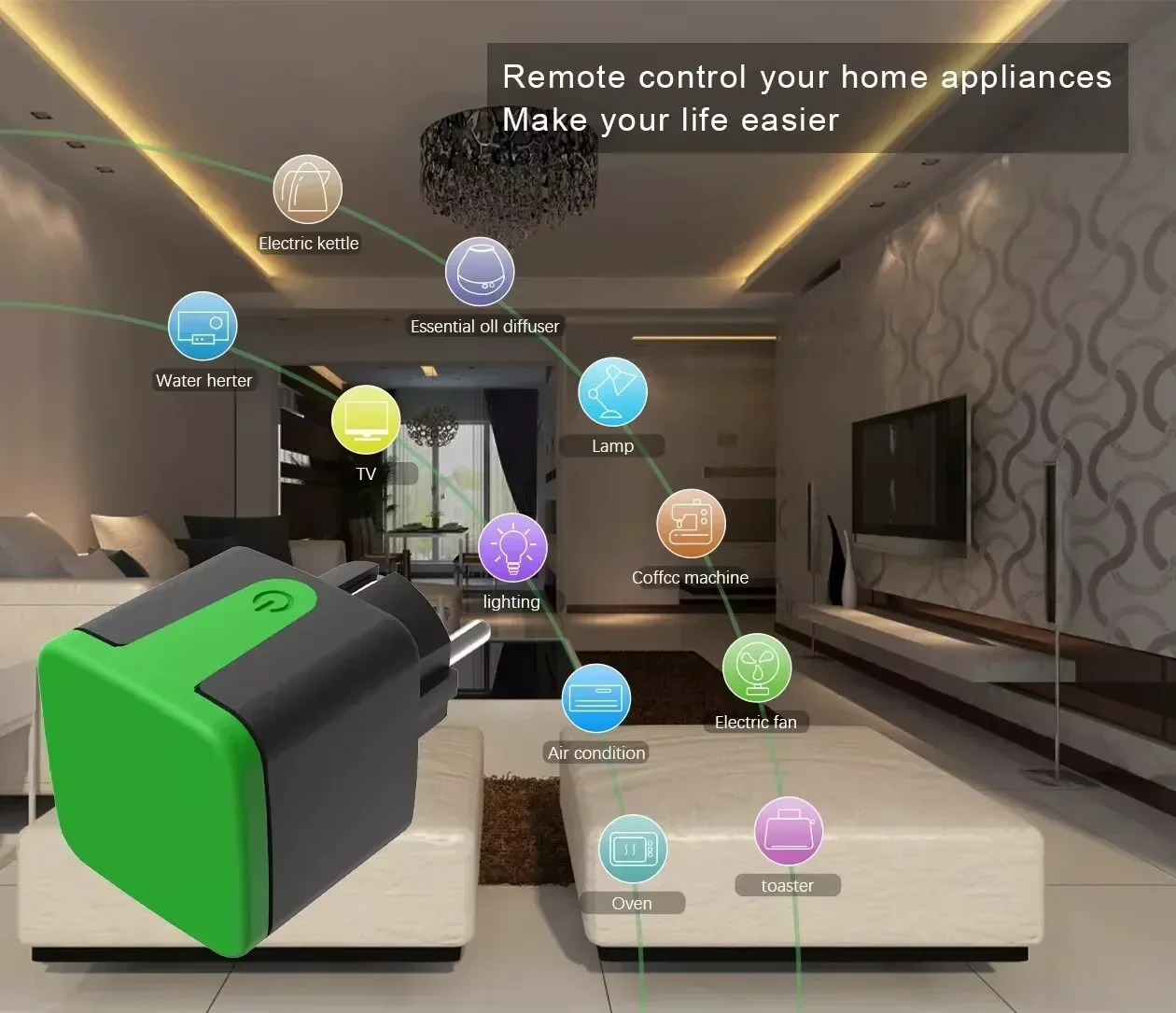Tomada Inteligente Tuya EU 16A - Smart Home Gadgets avaliação e preço
