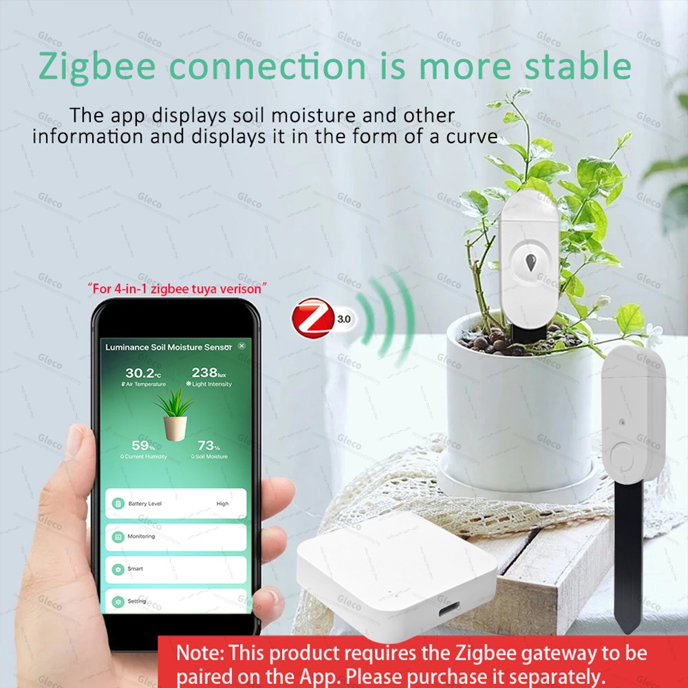 Sensor de Umidade do Solo Zigb - Smart Home Energy Monitor avaliação e preço
