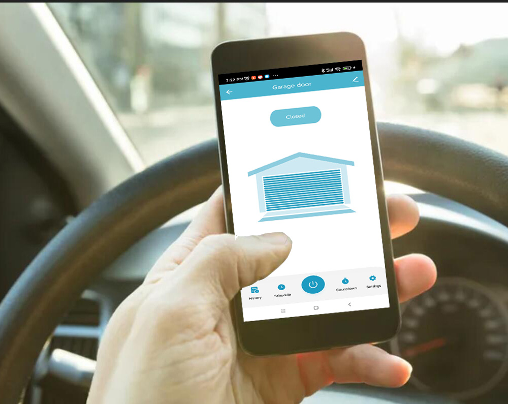 Controlador inteligente de abe - Smart Garage Door Opener avaliação e preço