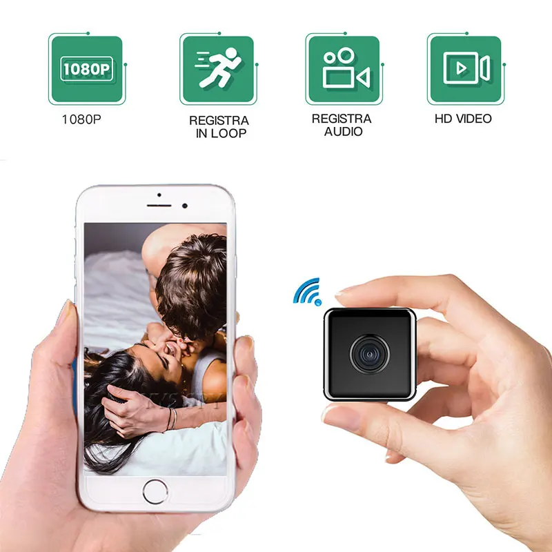 Wifi mini câmera casa intelige - Smart Home Kamera avaliação e preço