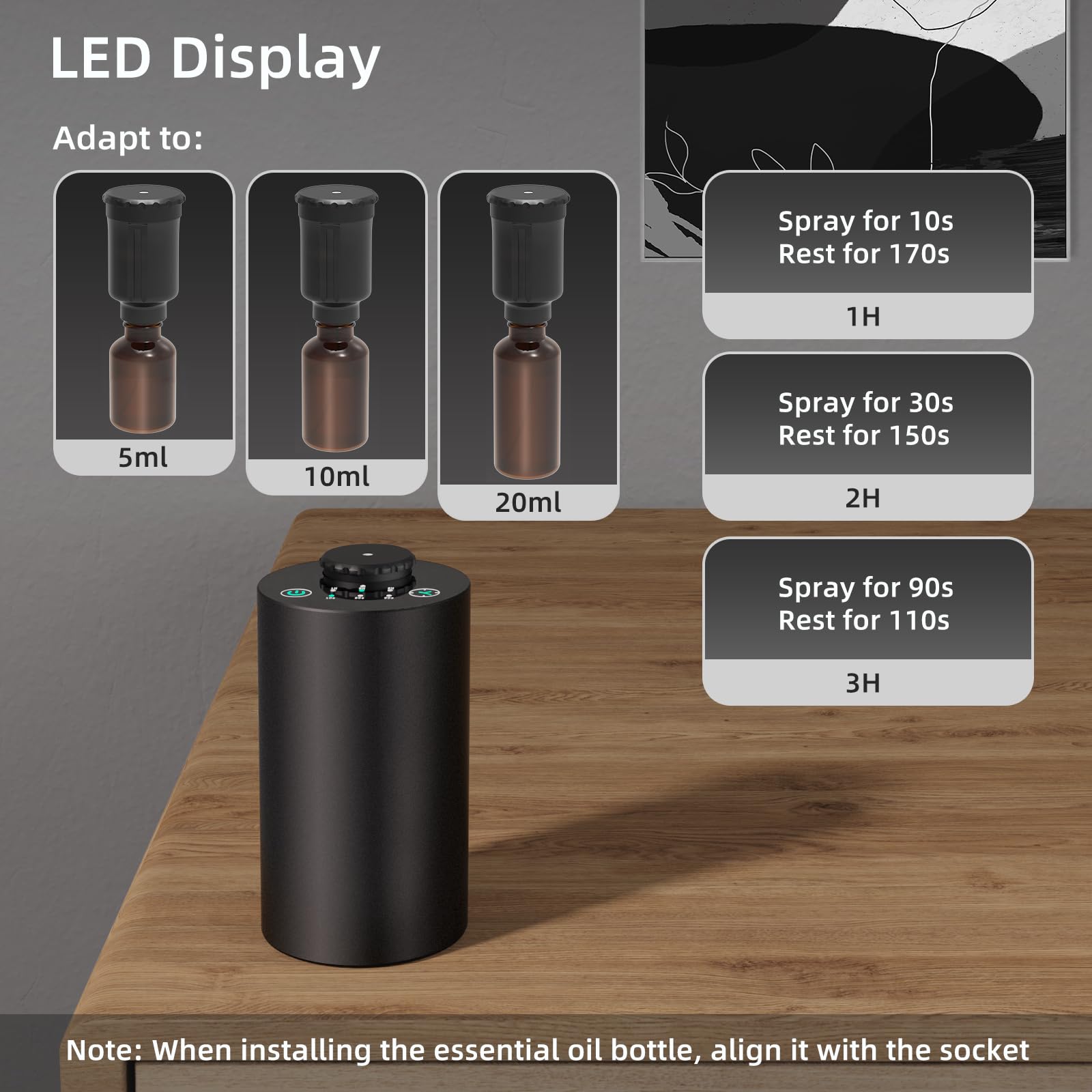 Difusor de óleo essencial sem  - Smart Home Gadgets avaliação e preço