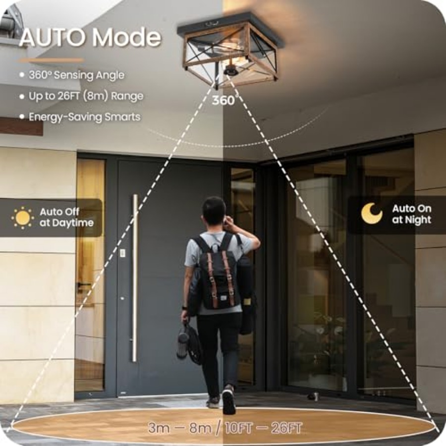 Luminária de Teto Externa com  - Motion Sensor Light avaliação e preço