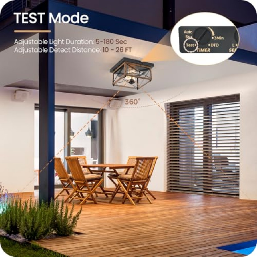 Luminária de Teto Externa com  - Motion Sensor Light avaliação e preço