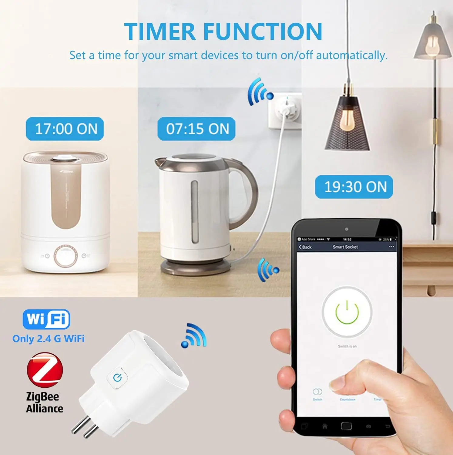 Plugue Inteligente ZigBee EU 1 - Smart Home Energy Monitor avaliação e preço
