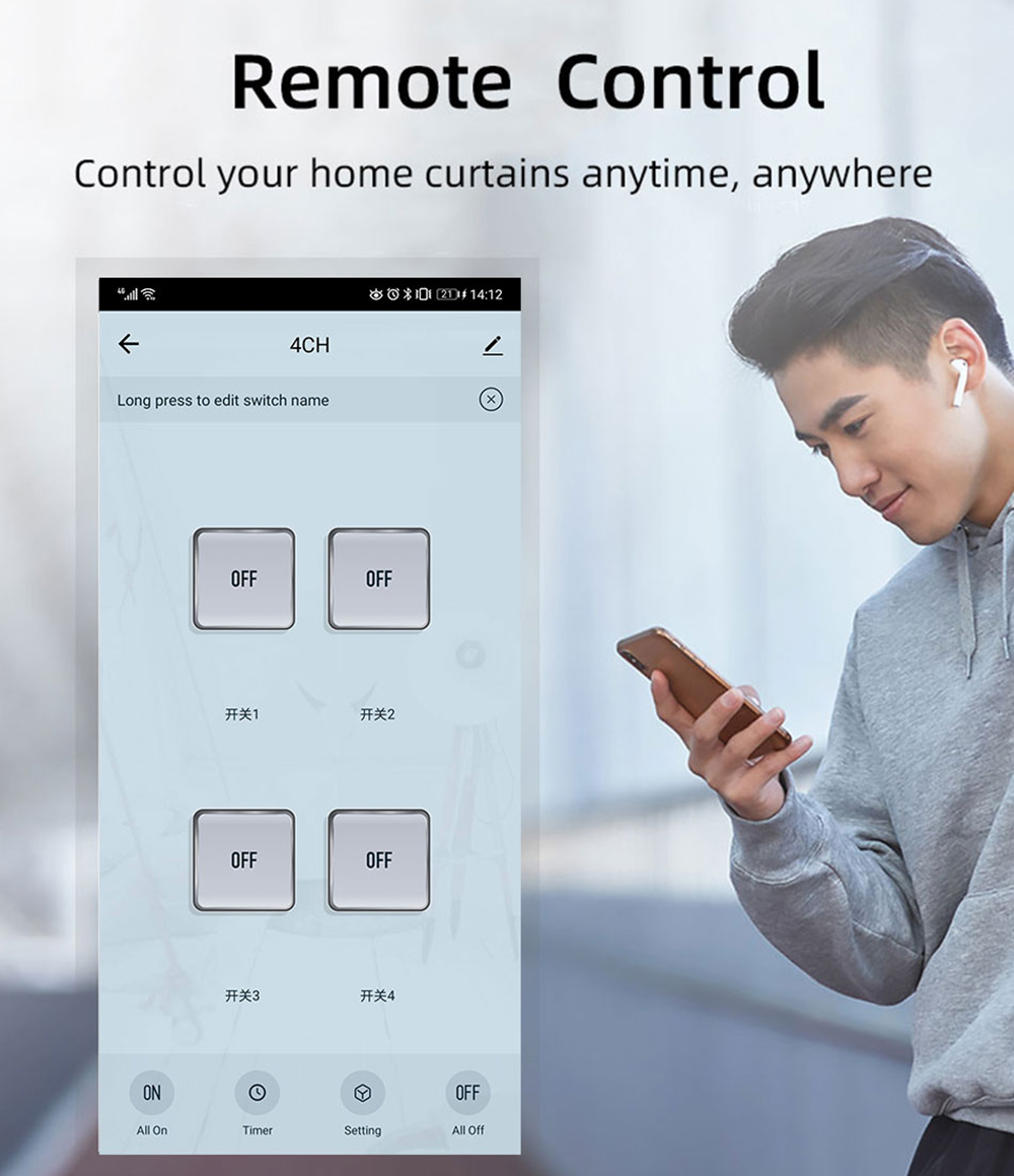 Módulo de Relé Tuya 4 Canais Z - Smart Home Switch avaliação e preço