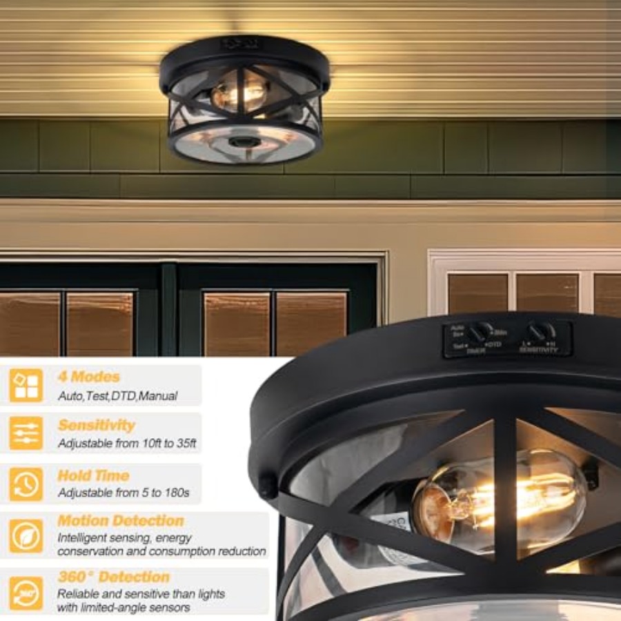 Luminária de Teto Externa com  - Motion Sensor Light avaliação e preço