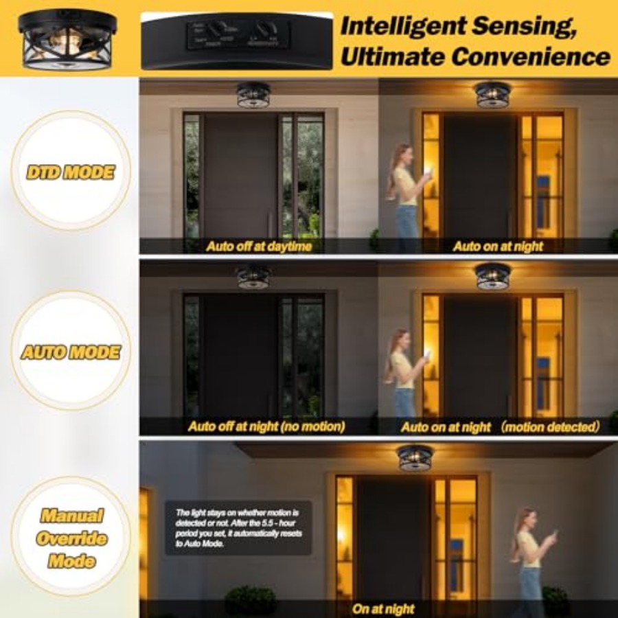Luminária de Teto Externa com  - Motion Sensor Light avaliação e preço