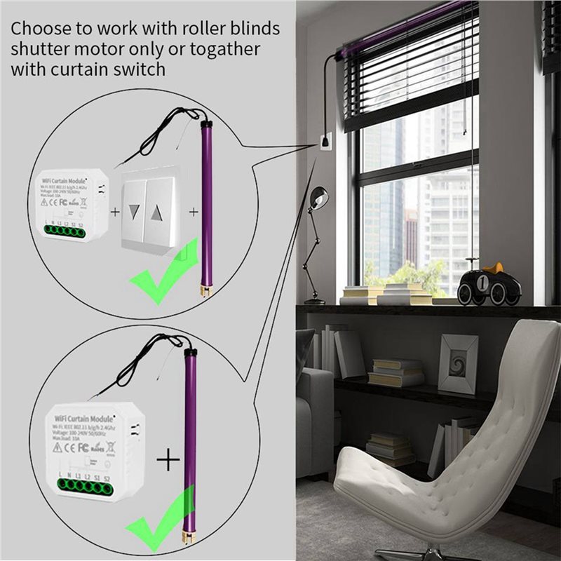 Módulo de Cortina Inteligente  - Smart Home Voice Control avaliação e preço