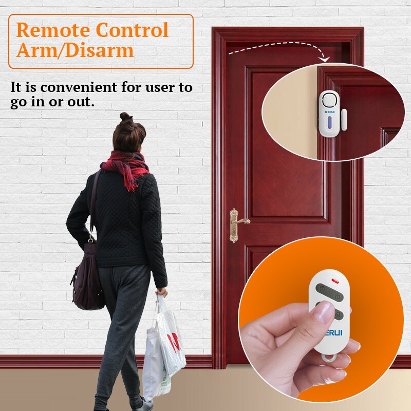Kerui 120db sem fio porta/jane - Smart Garage Door Opener avaliação e preço