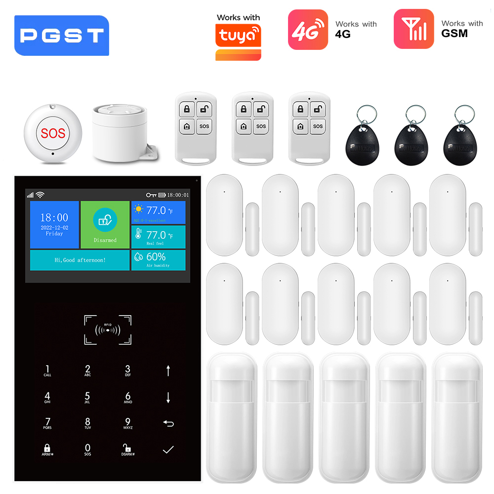 Sistema de Alarme 4G GSM WiFi  - Smart Home Package avaliação e preço